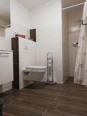 Ein Badezimmer in der Unterkunft Ferienwohnung Anjadina