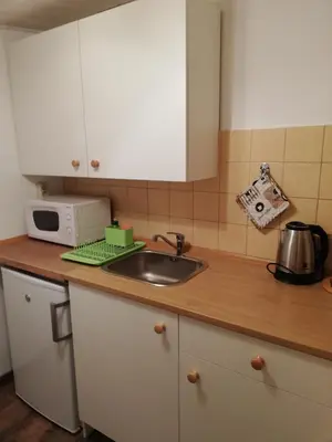 Küche/Küchenzeile in der Unterkunft Ferienwohnung Anjadina