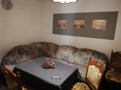 Ein Sitzbereich in der Unterkunft Ferienwohnung Anjadina
