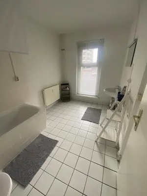 Ein Badezimmer in der Unterkunft Osthafen IV