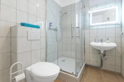 Ein Badezimmer in der Unterkunft BIG CENTRAL CITY APARTMENT