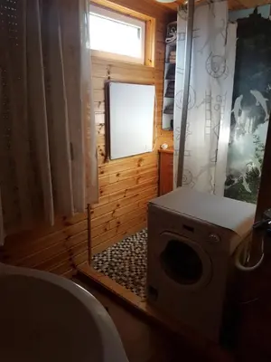 Ein Badezimmer in der Unterkunft Sommerhausrelaxing für gestreßte Menschen