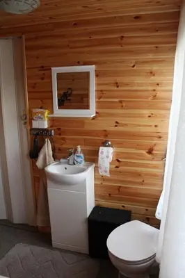 Ein Badezimmer in der Unterkunft Sommerhausrelaxing für gestreßte Menschen