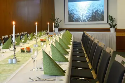 Der Geschäftsbereich oder Konferenzraum in der Unterkunft Seehotel Berlin-Rangsdorf