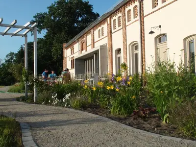 Ein Garten an der Unterkunft Landhaus Ribbeck