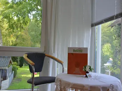 Ein Balkon oder eine Terrasse in der Unterkunft Schönow Forest Apartment