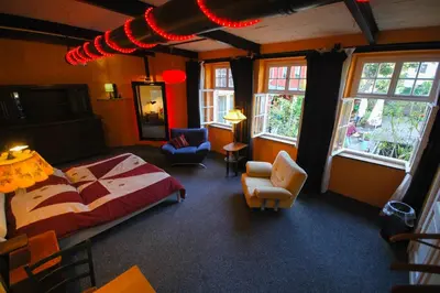 Ein Bett oder Betten in einem Zimmer der Unterkunft Sandino Summer Camp