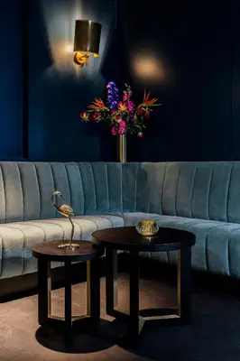 Ein Sitzbereich in der Unterkunft Hotel AMO by AMANO Friedrichstraße