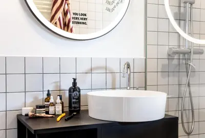 Ein Badezimmer in der Unterkunft STAYERY Berlin Friedrichshain