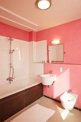 Ein Badezimmer in der Unterkunft Gästehaus am Landgut