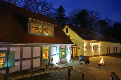 Das Gebäude in dem sich die Ferienwohnung befindet