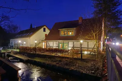 Das Gebäude in dem sich die Ferienwohnung befindet