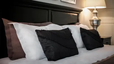 Ein Bett oder Betten in einem Zimmer der Unterkunft Palacina Berlin - Serviced Apartments