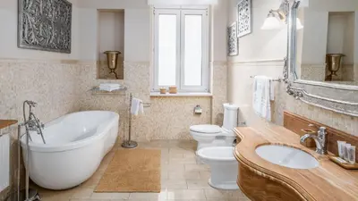 Ein Badezimmer in der Unterkunft Palacina Berlin - Serviced Apartments