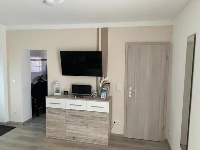 TV/Unterhaltungsangebot in der Unterkunft Ferienwohnung Blume