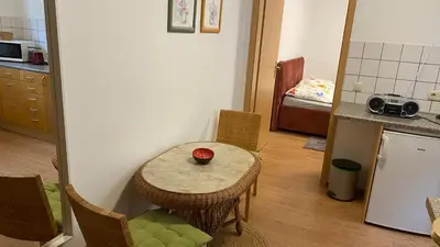 Küche/Küchenzeile in der Unterkunft Ferienwohnung Zentrum