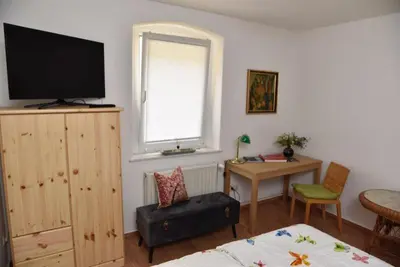 TV/Unterhaltungsangebot in der Unterkunft Ferienwohnung Zentrum
