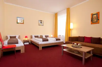 Ein Bett oder Betten in einem Zimmer der Unterkunft Apartment Abendstern