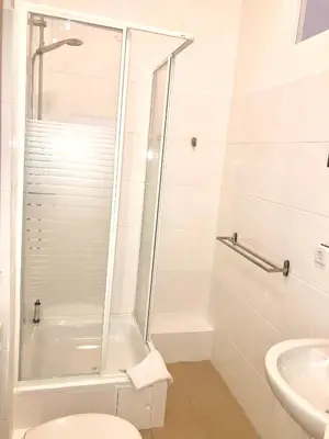 Ein Badezimmer in der Unterkunft Apartment Abendstern