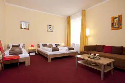 Ein Bett oder Betten in einem Zimmer der Unterkunft Apartment Abendstern