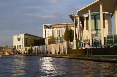 Blick auf einen Fluss in der Nähe der Ferienwohnung
