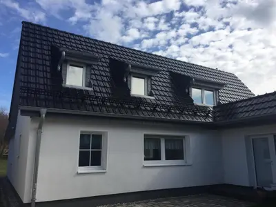 Das Gebäude in dem sich die Ferienwohnung befindet