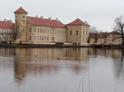 Blick auf einen Fluss in der Nähe der Ferienwohnung