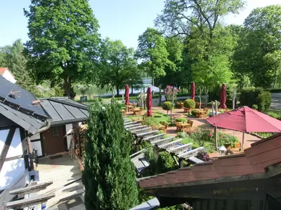 Ein Garten an der Unterkunft Luisenhof