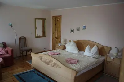 Ein Bett oder Betten in einem Zimmer der Unterkunft Apartment in Schwielochsee OT Guhlen 36012