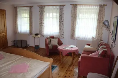 Ein Bett oder Betten in einem Zimmer der Unterkunft Apartment in Schwielochsee OT Guhlen 36012