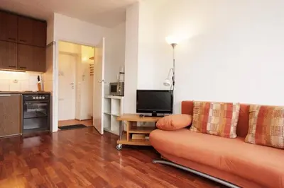 Küche/Küchenzeile in der Unterkunft ParkView Apartment 1