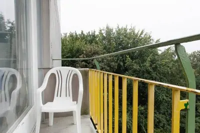 Ein Balkon oder eine Terrasse in der Unterkunft ParkView Apartment 1