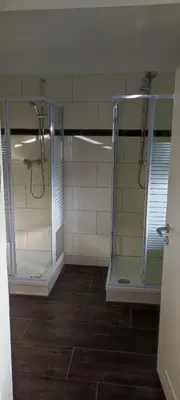 Ein Badezimmer in der Unterkunft Turmklause