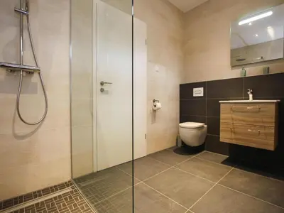 Ein Badezimmer in der Unterkunft Villa Seeblick in Lychen