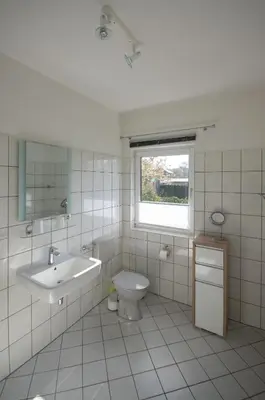 Ein Badezimmer in der Unterkunft Ferienwohnung Sonnenblume Himmelpfort