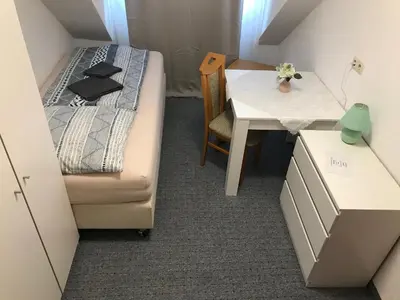 Ein Bett oder Betten in einem Zimmer der Unterkunft CLEOPATRA - Zimmervermietung