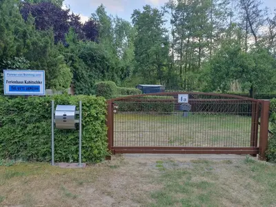 Ein Garten an der Unterkunft Ferienhaus Kabitschke