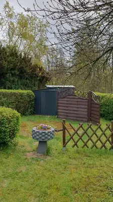 Ein Garten an der Unterkunft Ferienhaus Kabitschke