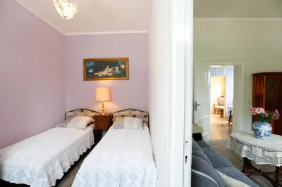 Ein Bett oder Betten in einem Zimmer der Unterkunft 5 Ackerstraße