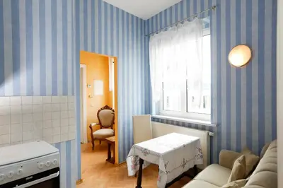 Ein Sitzbereich in der Unterkunft 5 Ackerstraße