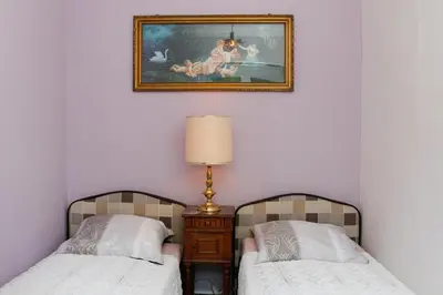 Ein Bett oder Betten in einem Zimmer der Unterkunft 5 Ackerstraße