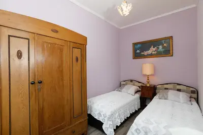 Ein Bett oder Betten in einem Zimmer der Unterkunft 5 Ackerstraße