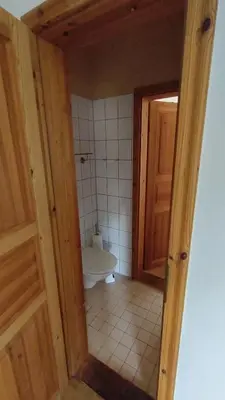 Ein Badezimmer in der Unterkunft Große Ferienwohnung in Peetzig am See
