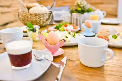 Essen im Hotel oder in der Nähe