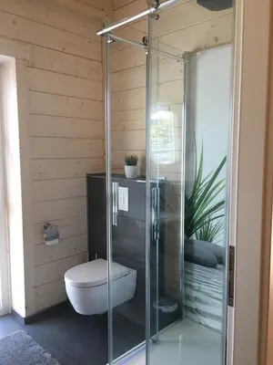 Ein Badezimmer in der Unterkunft Chalet Rotbuche