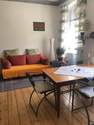 Ein Sitzbereich in der Unterkunft Lioba Drescher Hendel