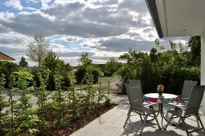 Ein Garten an der Unterkunft Ferienhaus Berlin