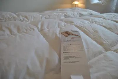 Ein Bett oder Betten in einem Zimmer der Unterkunft Ferienhaus Berlin