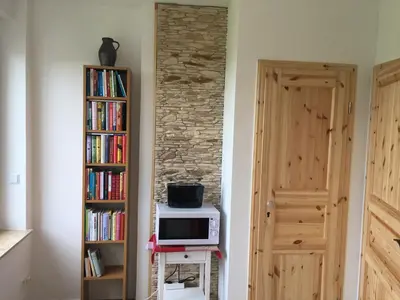 Die Bibliothek in der Ferienwohnung