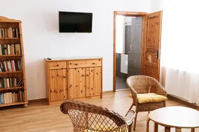 TV/Unterhaltungsangebot in der Unterkunft Ferienwohnung an der Berliner Seenkette